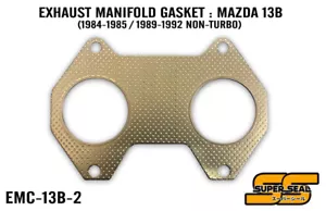 SUPER SEAL COMPOSITE EXHAUST MANIFOLD GASKET : MAZDA 13B (1984-1985/1989-1992) - Picture 1 of 4