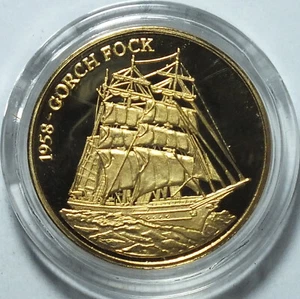 Segelsschulschiff  " Gorch Fock "   Deutschland in .333 Gold  PP    # H 5286 - Bild 1 von 2