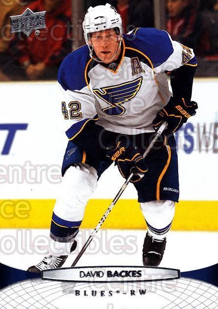 2011-12 Upper Deck #33 David Backes - Image 1 of 1