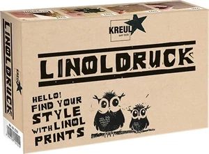 KREUL Linoldruck-Set Linoldruckfarbe Linolplatte Linolschnitt Kreativset Stempel - Bild 1 von 5