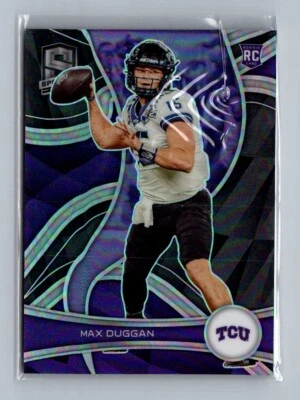 2023 Spectra #37 Max Duggan Silver Prizm - Image 1 of 2