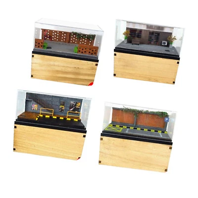 1/64 Diorama Car Garage Model Scene Car Parking Lot Model Toy display box cover - Изображение 1 из 4