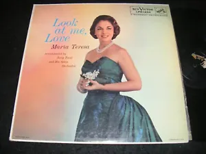 CUBAN Trova Singer 1957 US LP Issue MARIA TERESA Vera LOOK AT ME LOVE Original! - Picture 1 of 1