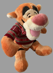 2014 Disney Tigger with Cozy Sweater Plush - Winnie the Pooh by Hallmark NWT 9"