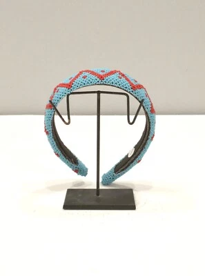 Diadema sudafricana zulú con cuentas Foto 1 de 4