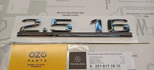 Genuine Mercedes-Benz W201 2.5 16 Rear badge Trunk logo emblem A2018171815 - Foto 1 di 1