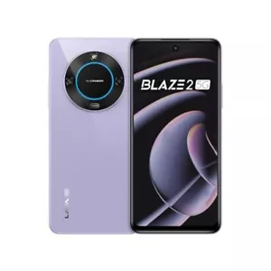 Lava Blaze 2 5G (Glass Lavender, 6GB RAM, 128GB Storage)| Stunning Ring - Picture 1 of 7