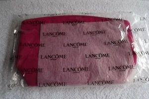 Lancome Paris Cosmetic Makeup Zipper Pouch Bag Hot Pink New 10" x 6" x 2" - Picture 1 of 5