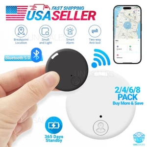 Bluetooth Mini GPS Smart Tag Air Key Pet Finder Tracker Locator iOS Android - Picture 1 of 8