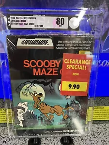 1983 Intellivision Scooby Doo's Maze Chase Graded VGA 80 NM Sealed - Picture 1 of 8
