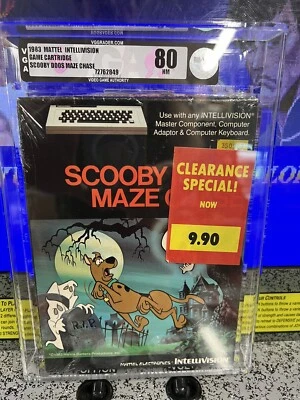 1983 Intellivision Scooby Doo's Maze Chase Graded VGA 80 NM Sealed - Image 1 of 4