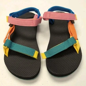 Teva Original Universal 90s Multicolor Black Women's Sandal Slip-On - Picture 1 of 5