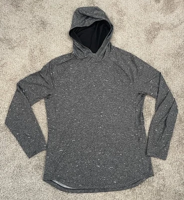 Sudadera con capucha Lululemon Fresh Form para hombre talla grande negra blanca gris jaspeada Foto 1 de 4