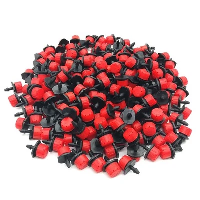 100 piezas Goteros Riego 360 Ajustables 1 4 Pulgada Emisores Aspersores Sistema Agu Foto 1 de 4