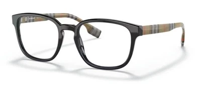 BURBERRY EDISON BE2344 3592 53/20/145 Black Check men Eyewear Frame - Image 1 of 4