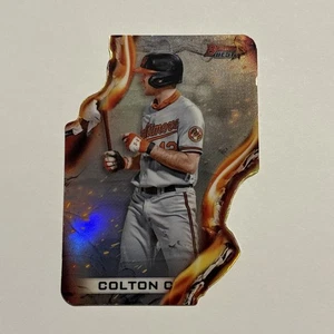 Colton Cowser 2021 Bowman's Best Heatwave Die Cut Refractor Insert #HW7 Orioles  - Bild 1 von 2