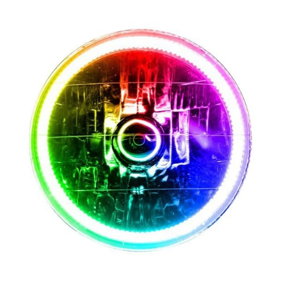 Oracle Headlights | 7in. | Sealed Beam | Halo | ColorSHIFT - Image 1 of 3