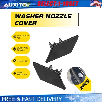 Tapas de cubierta de boquilla de lavado de faros para BMW 325i 328i 330i 335i 2006-2008 2-10X Foto 1 de 4