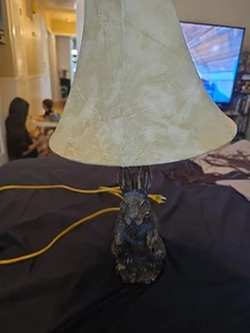 Vintage Rabbit Table Lamp Bunny Accent Lamp – Whimsical Cottagecor - Picture 1 of 7