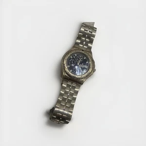 Orologio cronografo uomo ACCURIST quadrante blu argento resistente all'acqua fino a 50 metri - Foto 1 di 7
