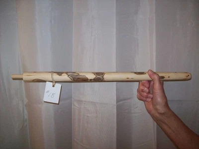 TRADICIONAL VÁSTAGO DE PIPA DE PAZ DE NOGAL ORIENTAL DE 18 1/8" PARA CATLINITA/CUERNA #18 Foto 1 de 3