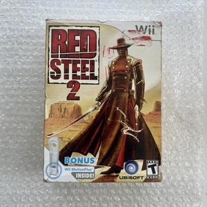 Nintendo Wii - Red Steel 2 - Bonus Wii MotionPlus Pack (2010) CIB - NEW OPEN BOX - Picture 1 of 8