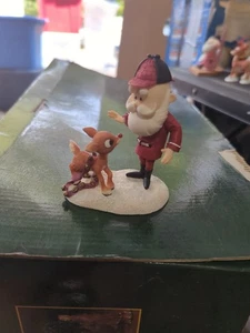 Rudolph & The Island Of Misfit Toys by Enesco Santa talking to Rudolph #725064 - Picture 1 of 5