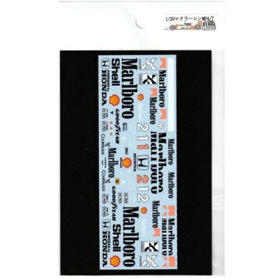 Decalcomanie per Tamiya 1/20 McLaren Ford MP4/7 dal Giappone - Immagine 1 di 2