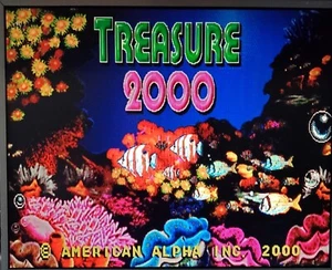 Tablero de juego TREASURE 2000 probado excelente - 8 líneas - Cherry Master - Imagen 1 de 12