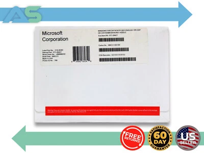 Microsoft Windows Server 2022 Datacenter 2-Core License (No Media/Key Included) - Image 1 of 4