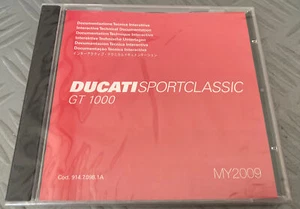 ducati sport classic GT 1000 2009 manuale Officina cd originale - Imagen 1 de 2