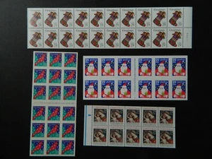 US 1994 CHRISTMAS SC# 2871b 2872a 2873a 2874a BOOKLET PANES MNH - Picture 1 of 1