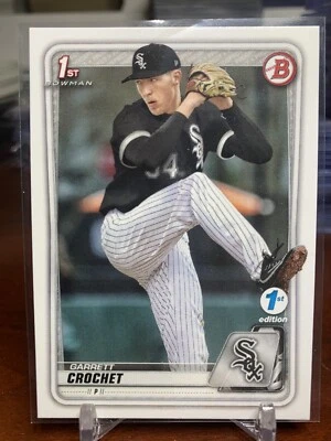 2020 Bowman Draft 1st Edition Garrett Crochet #BD-95 White Sox - Image 1 of 2