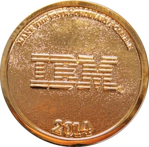 50 Year Anniversary IBM Coin - Picture 1 of 5