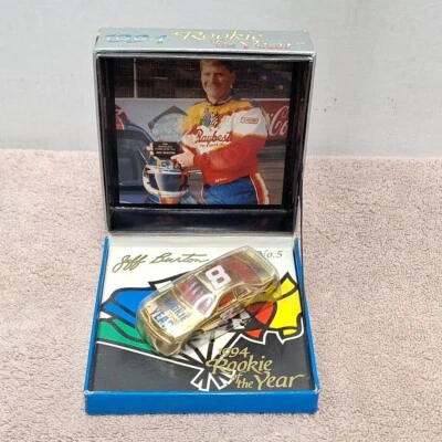 Jeff Burton Matchbox Super Stars Awards 1994 Rookie Of Year Nascar 1/64 DieCast  - Image 1 of 4