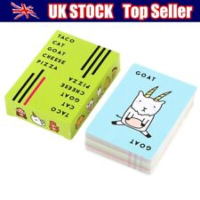 Taco Cat Goat Cheese Pizza | Card Game | Ages 8+ | 3-8 Players | NEW UK