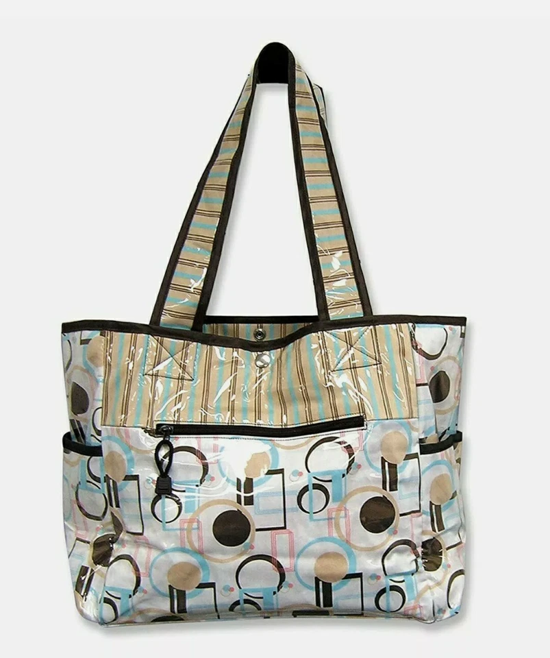 Trend Lab Cocoa Dots Tulip Tote Style Diaper Bag  - Image 1 of 4