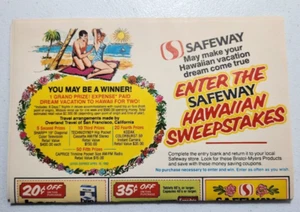 Anuncio de sorteo hawaiano Safeway - Imagen 1 de 7