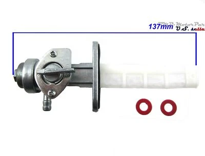 Fuel valve Petcock 4 Suzuki TS125 TS185 TS250 TM75 TM100 TM125 TM250 TM400 TS100 - Image 1 of 4