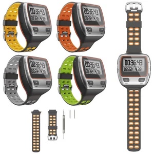 Silikon Armband Uhrenarmband Strap für Garmin Forerunner 310xt GPS Sports Watch - Bild 1 von 16