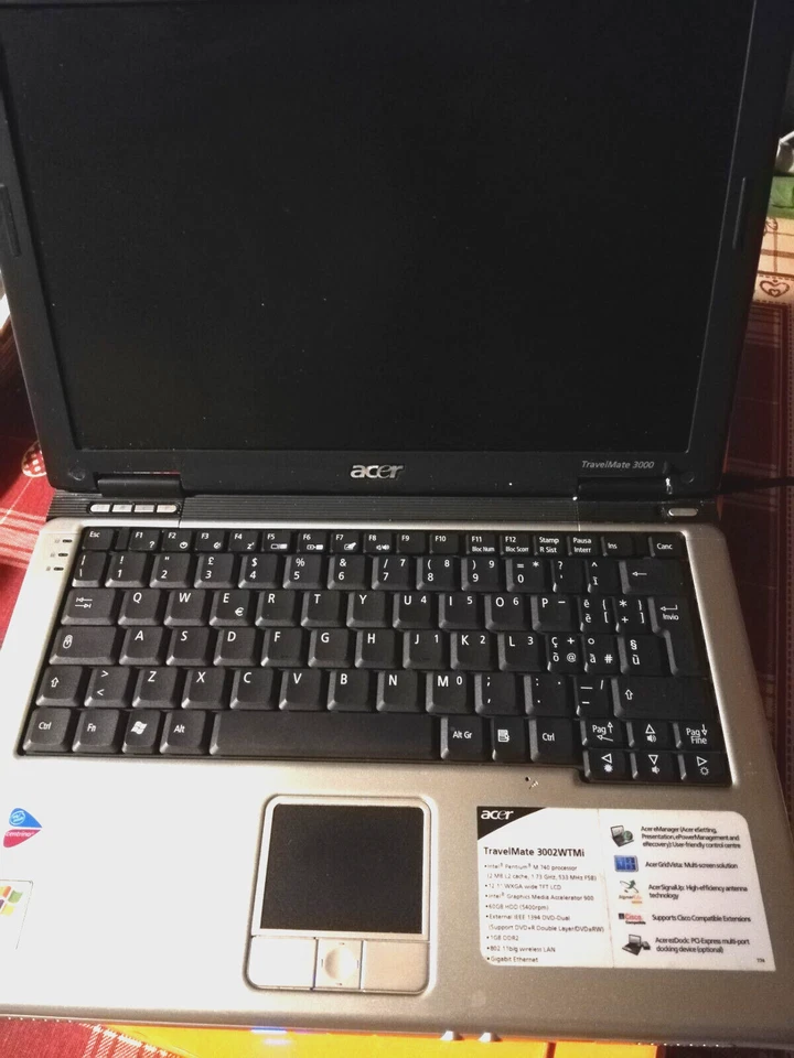 ACER TravelMate 3000 - Notebook  12.1" - per riparazioni o ricambi - Immagine 1 di 4