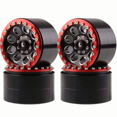 4 peças aro de roda Beadlock 2,2" para rastreador AXIAL SCX10 Yeti Wraith T4 D90 RC 1/10 - Imagem 1 de 4