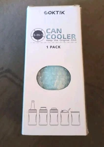 COKTIK 5 in 1 Insulated Can Cooler, Doublae Wall Slim Can Cooler for 12 oz. - Picture 1 of 8