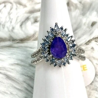 Anillo de amatista oscura Bomb Party RBP6147 "Flawless Perfect" talla 6 nuevo con etiquetas  Foto 1 de 2