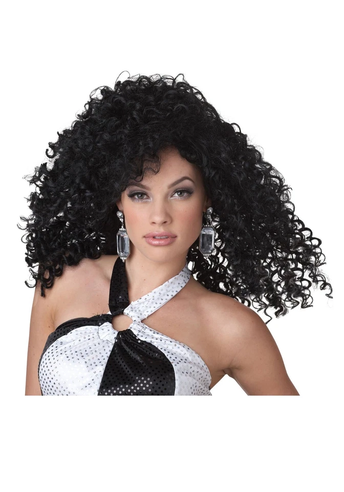 California Costumes Dancing Queen Wig - Adult Costume Accessory  One Size Black - Image 1 of 1