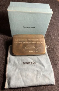 Tiffany & Co. Sterling Silver - Coca Cola 1980's - Paperweight 4" x 2 3/4" - Picture 1 of 11