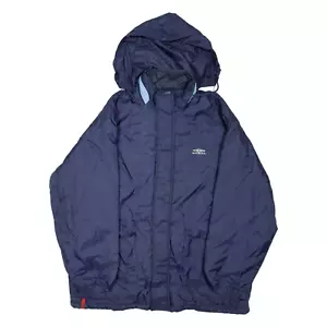 UMBRO Mens Puffer Jacket Blue Hooded XL - Picture 1 of 6
