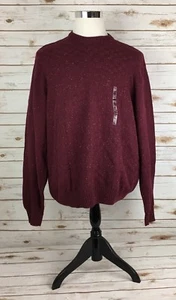 Dockers Pullover Sweater Herren XXL Baumwollmischung Cranberry L/S strukturiert mittelschwer - Bild 1 von 12