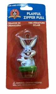 De colección 1998 Looney Tunes Bugs Bunny Cremallera Tirar Warner Bros. Coleccionable - Imagen 1 de 6