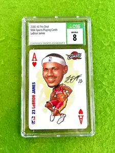 LeBron James ACE PLAYING CARD CSG 8 CAVS SSP  2006 All Pro Deal LEBRON JAMES NBA - Picture 1 of 24